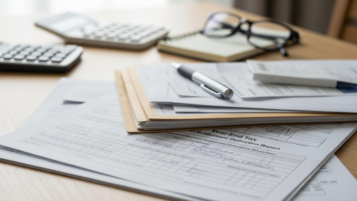 연말정산공제신고서