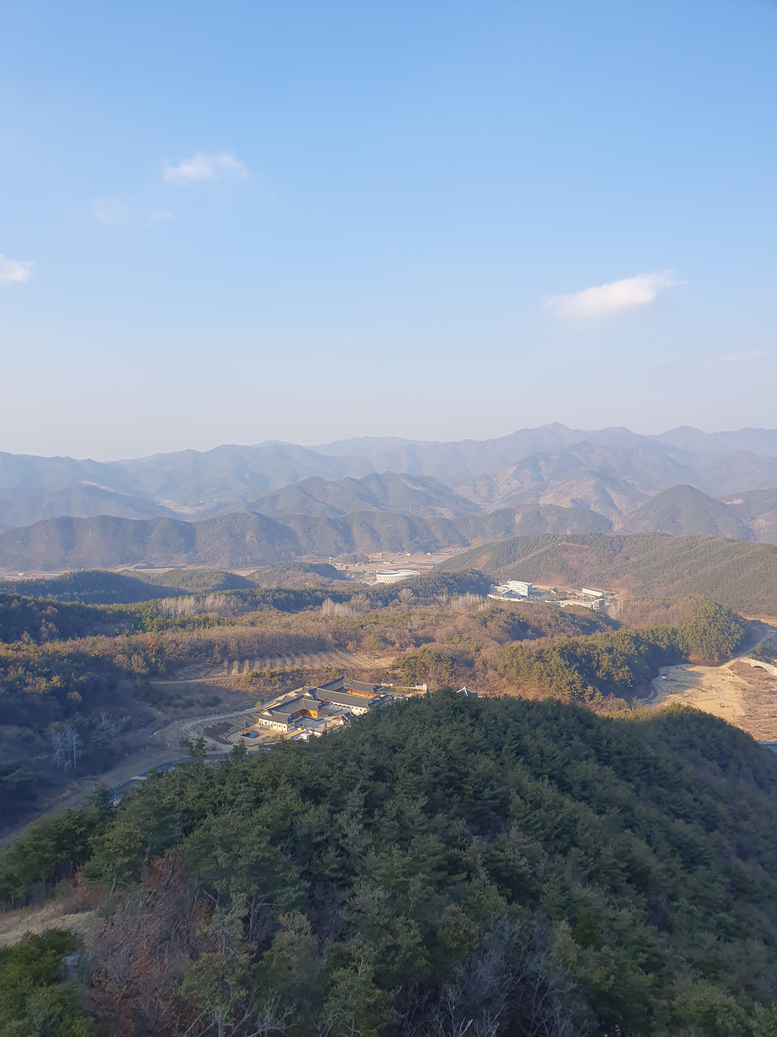 무주 태권도원 전망대 절경 끝내줌! 근데 2월은 춥긴추움 ㅜ.ㅜ;