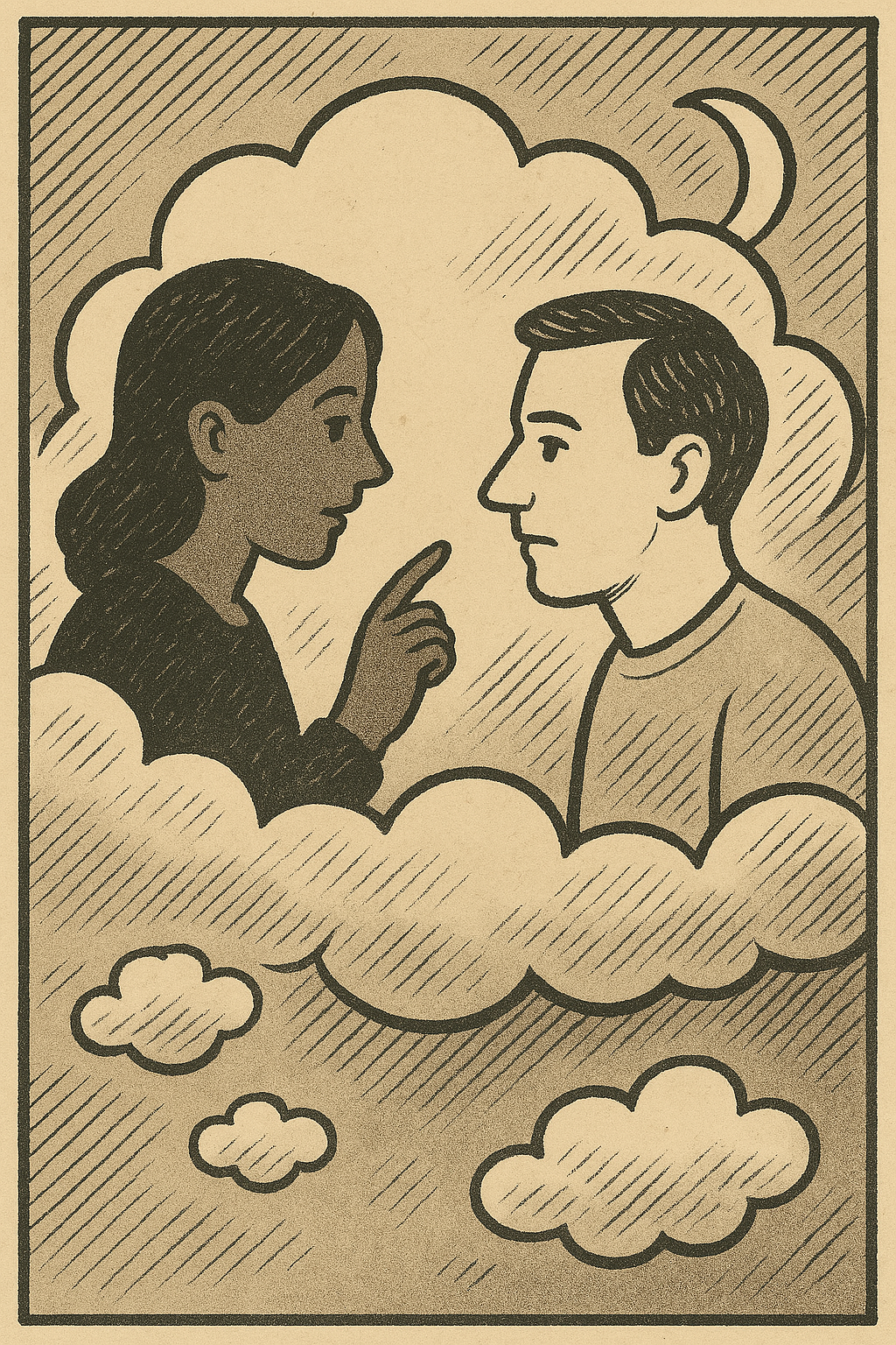 죽은 사람이 말 거는 꿈