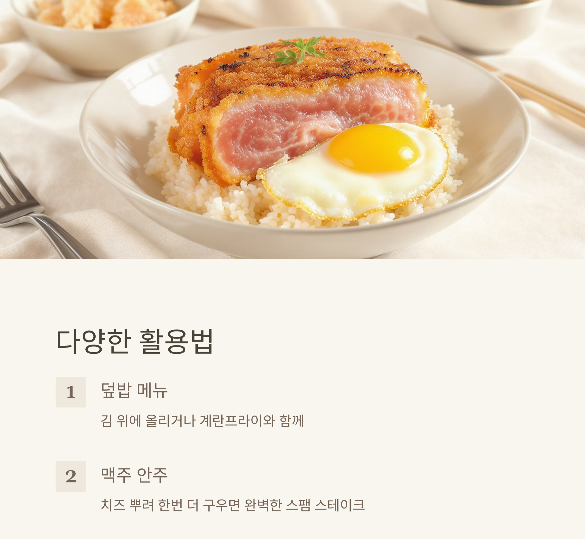 에어프라이어로 완성하는 겉바속촉 스팸 통구이 비법