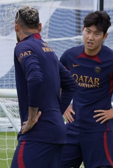 네이마르이강인투샷