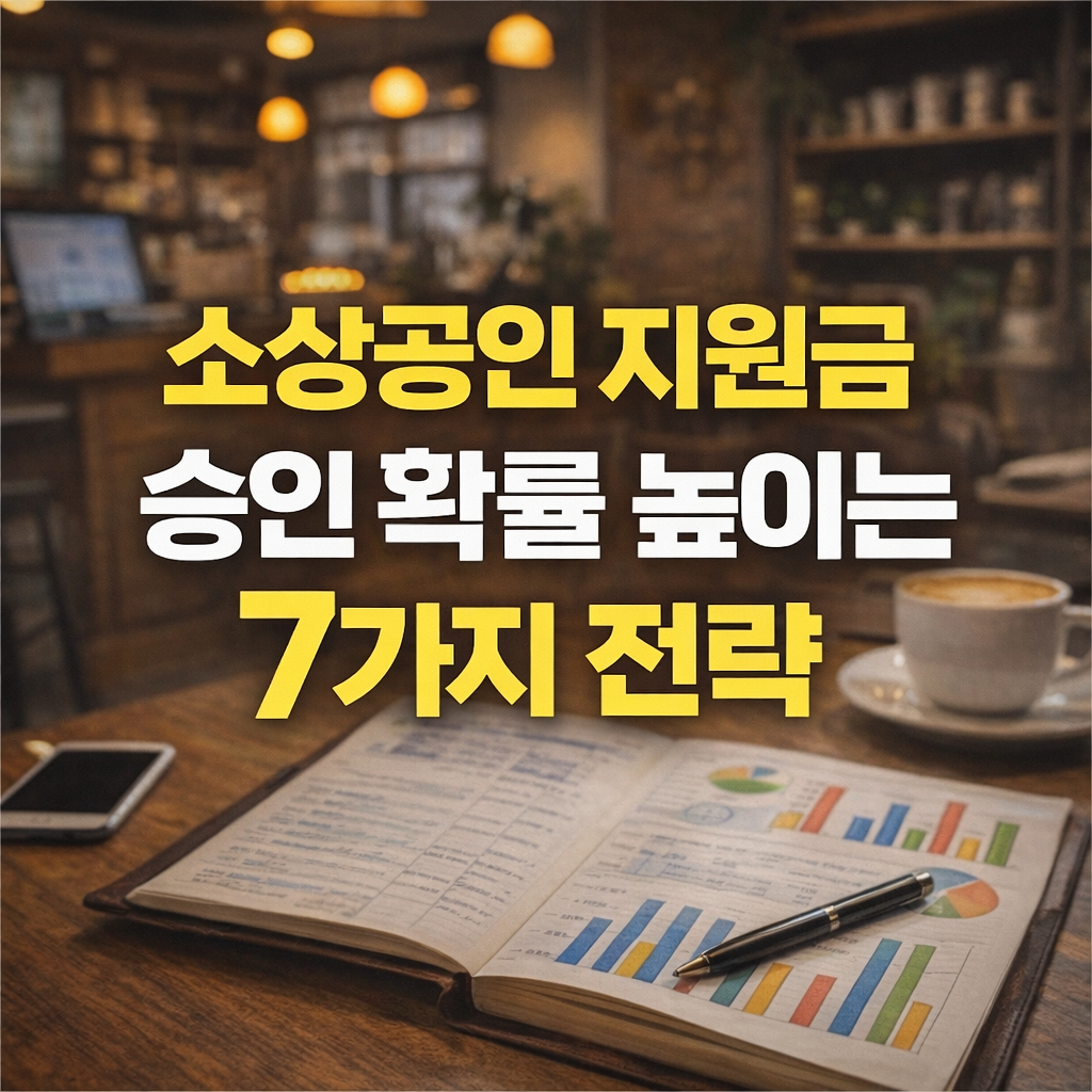 소상공인 지원금 승인 확률을 높이는 7가지 실전 전략 (2026 기준)