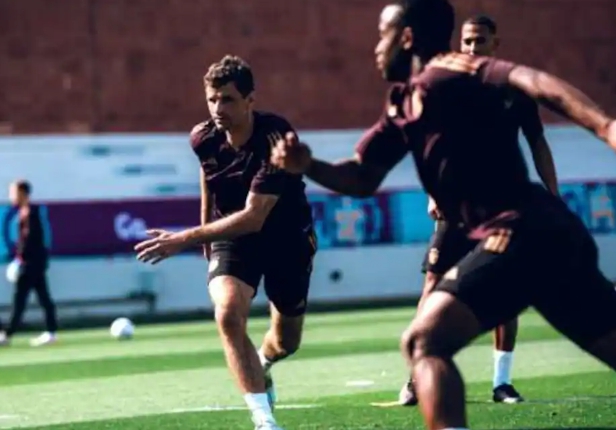 카타르 월드컵 일본전 앞둔 독일 대표팀 훈련