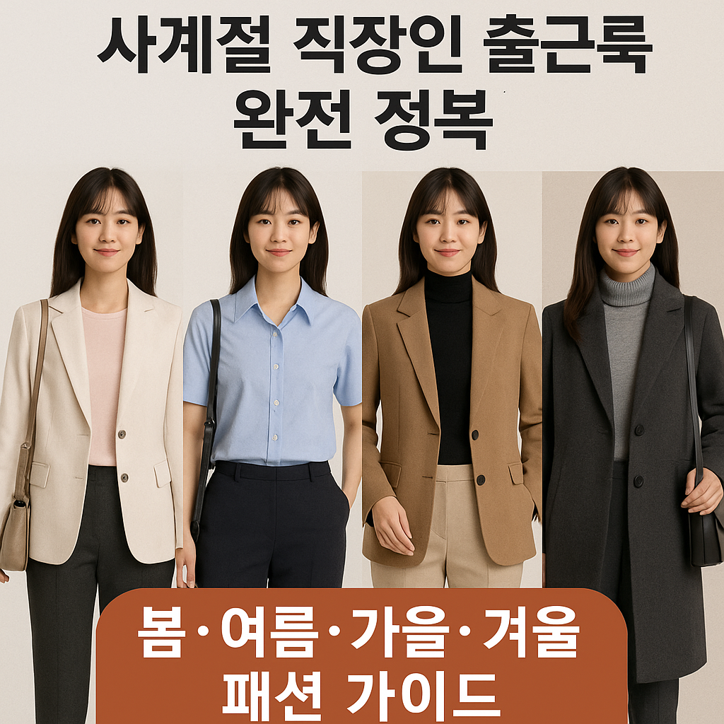 직장인 출근룩