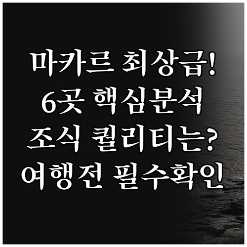 마카르스카 리비에라 해변 전망 최상급..