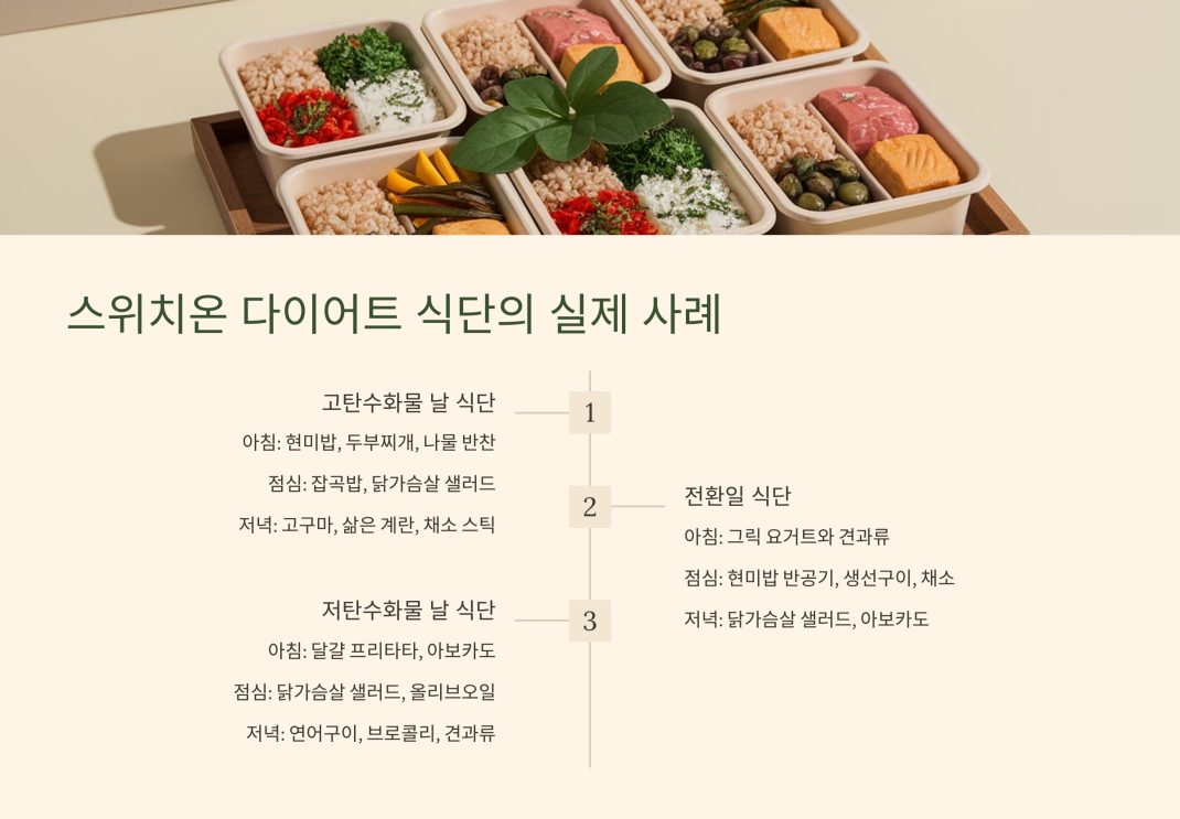 스위치온 다이어트 식단 4