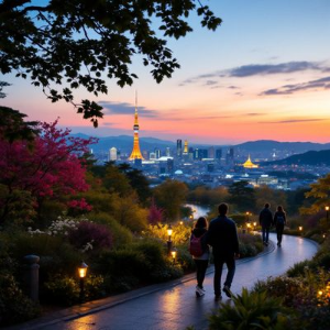 후쿠오카의 로맨틱한 산책로와 사진 명소