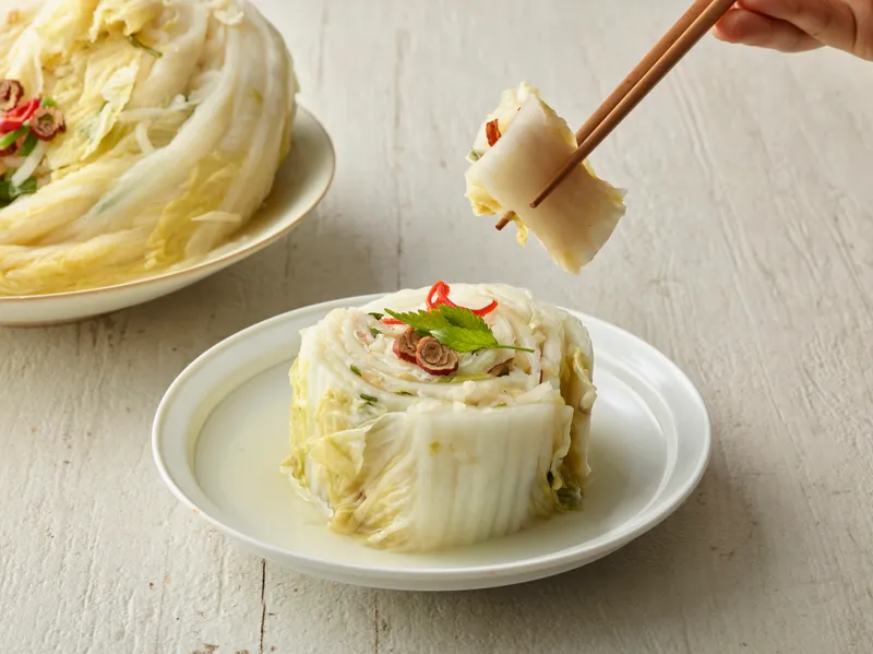 백김치 맛있게 담는법