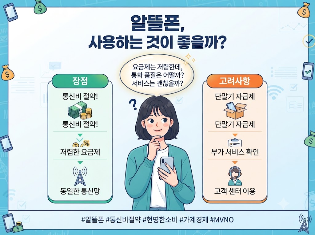 알뜰폰 요금제 고르는 법