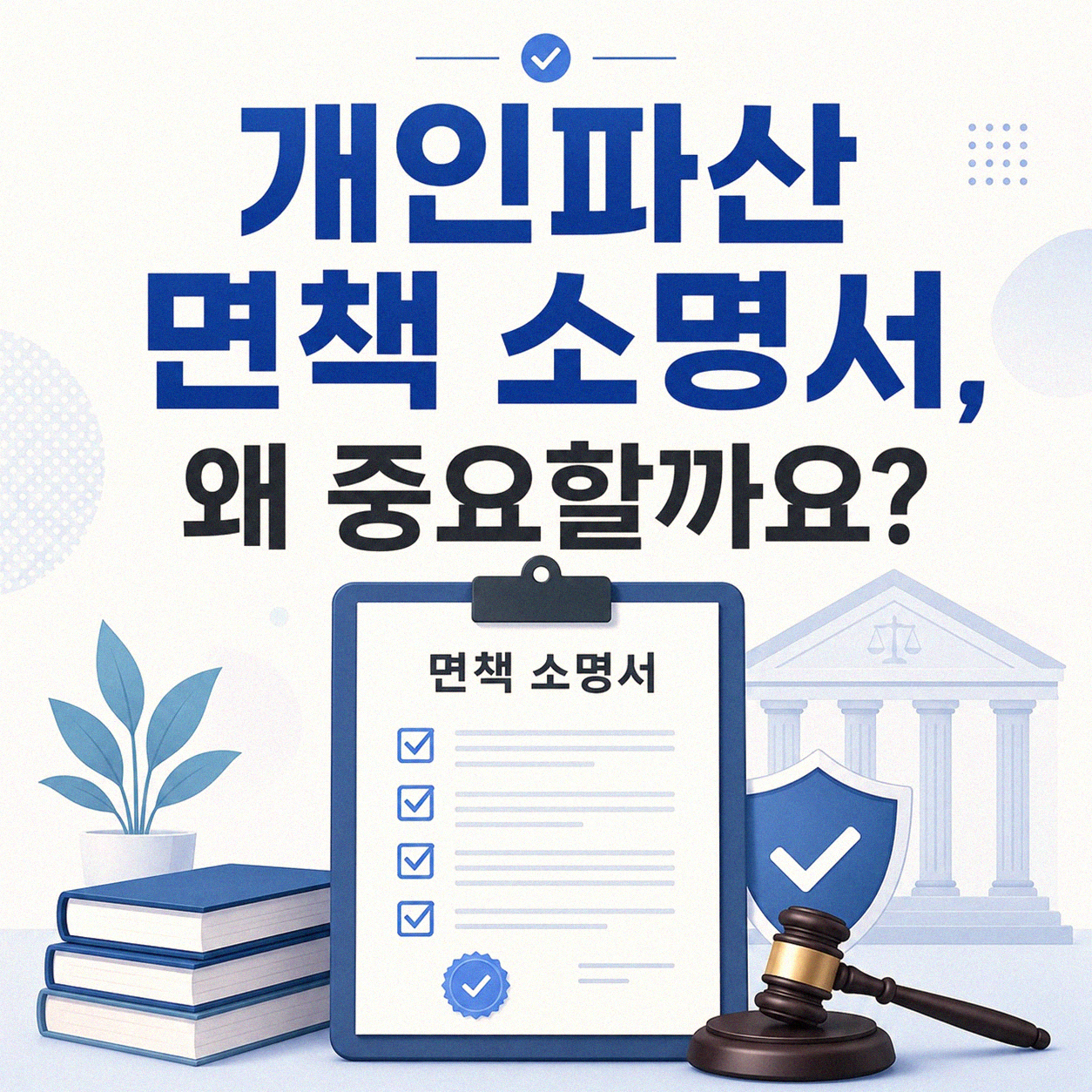 개인파산 면책 소명서, 이렇게 준비하면 되더라고요