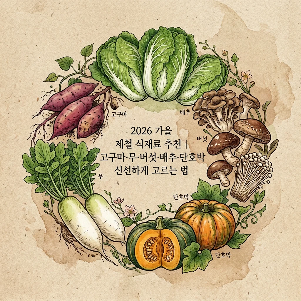 가을 제철 식제료