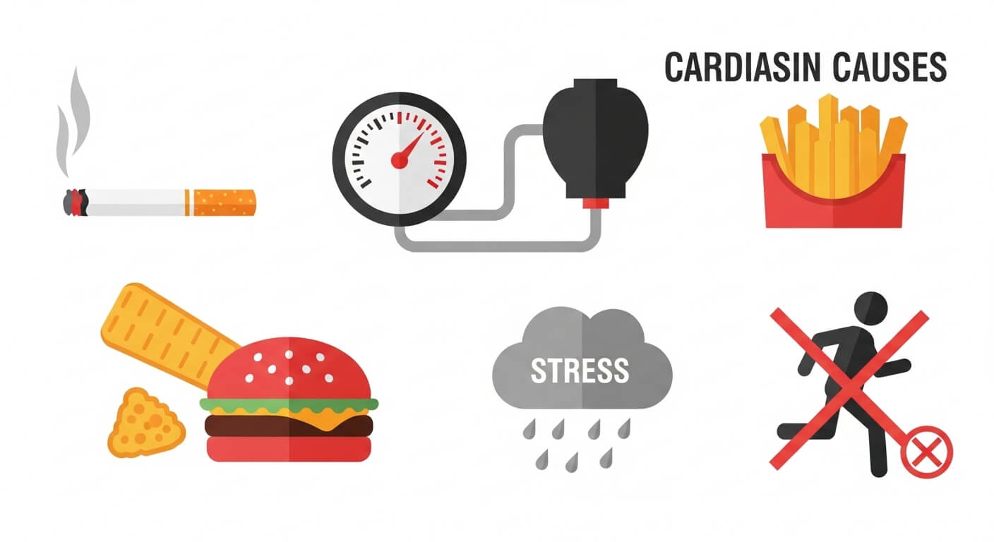 심혈관 질환의 주요 원인