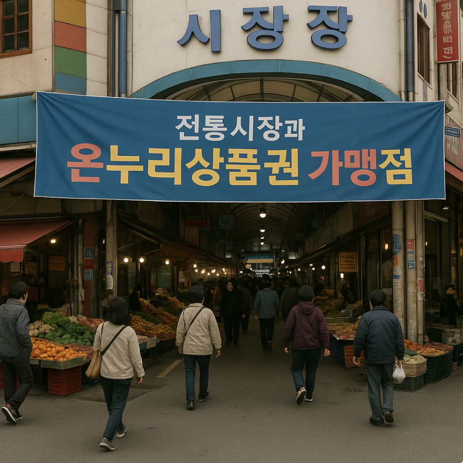 전통시장과 가맹 소상공인 매장