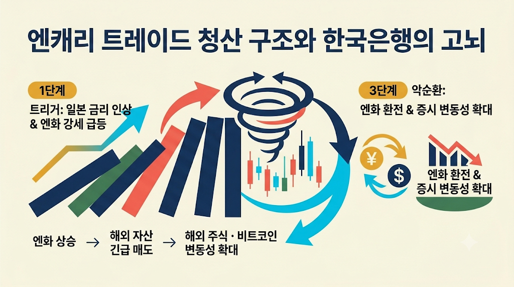 엔캐리 트레이트 청산 구조