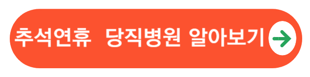 추석연휴당직병원알아보기