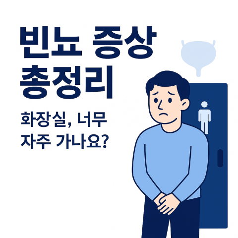 빈뇨 증상, 남녀가 화장실을 자주 찾는 상황