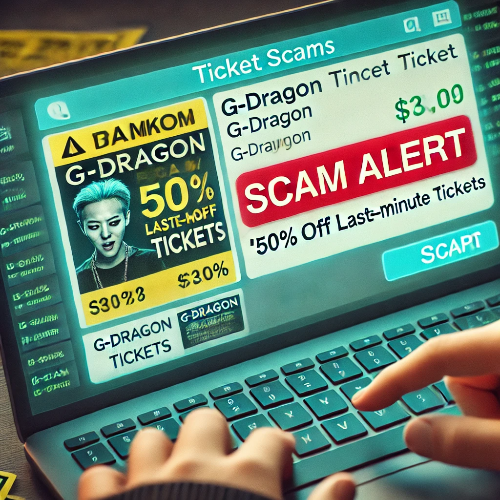 지드래곤 콘서트 티켓 중고 거래 사기 사례 &ndash; 팬들이 주의해야 할 점