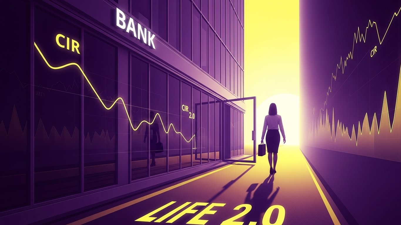 은행-여성의 뒷모습-CIR2.0의 그래프