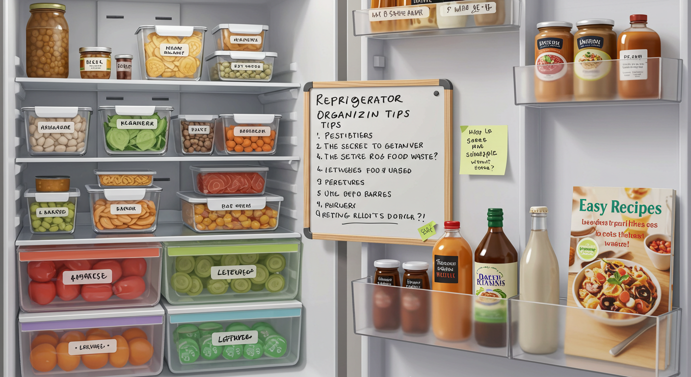 냉장고 정리 꿀팁 – 식재료 버리는 일 없애는 비결