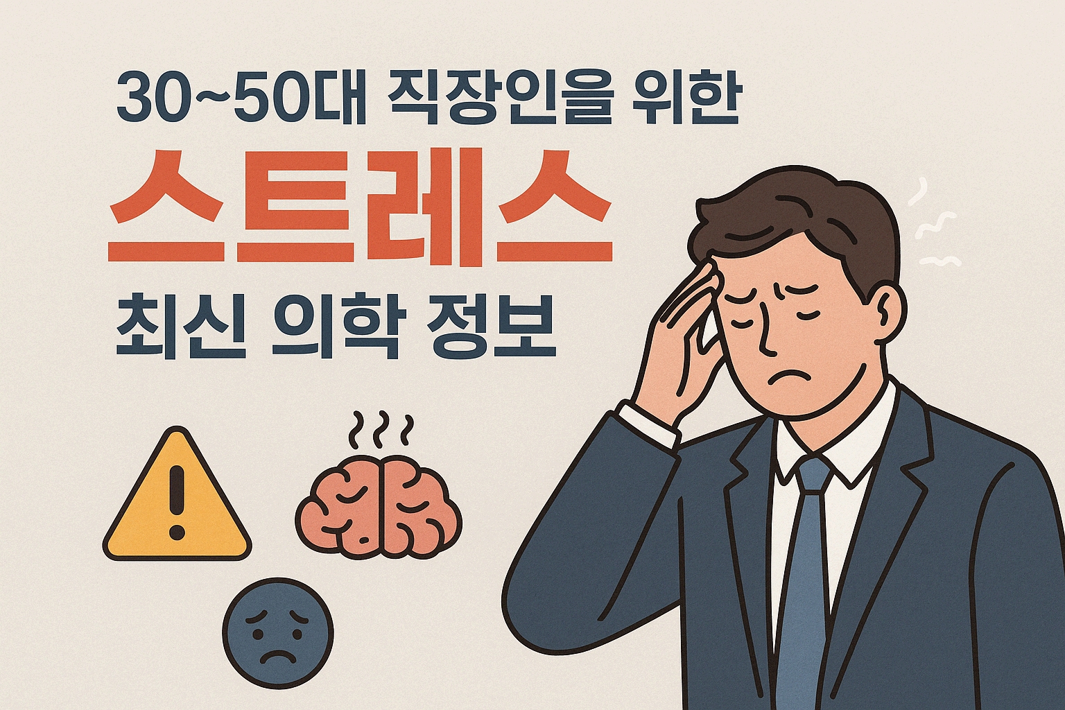 30~50대 직장인을 위한 ‘스트레스’ 최신 의학 정보