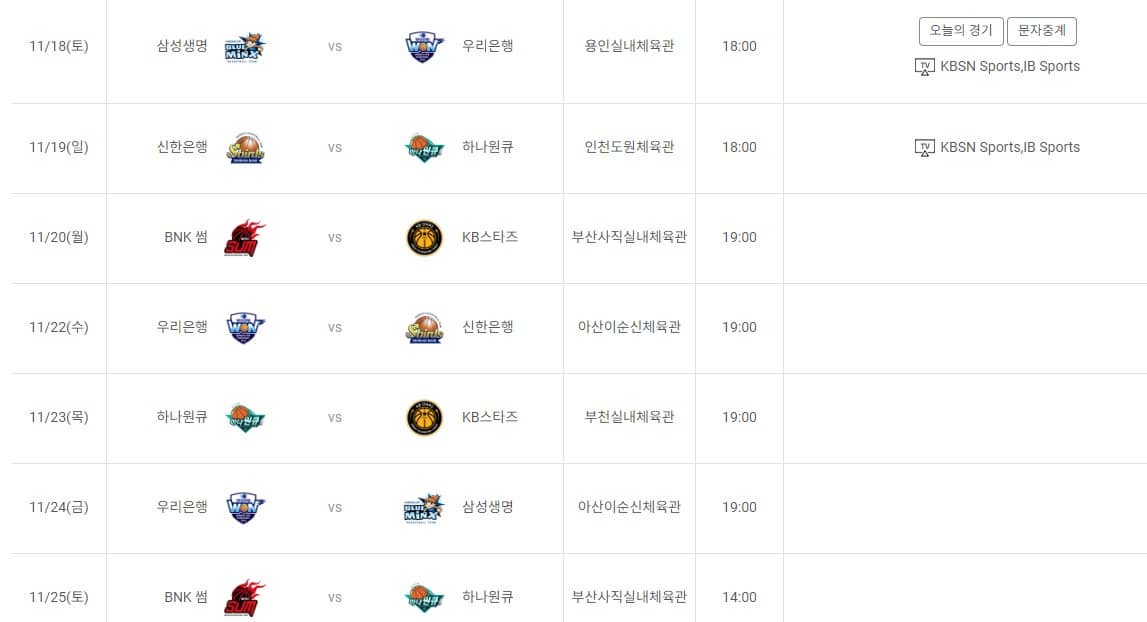 대진표
