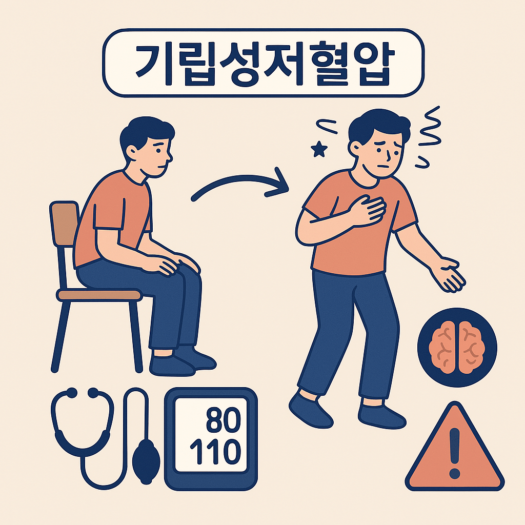 기립성저혈압 위험성 및 관리법