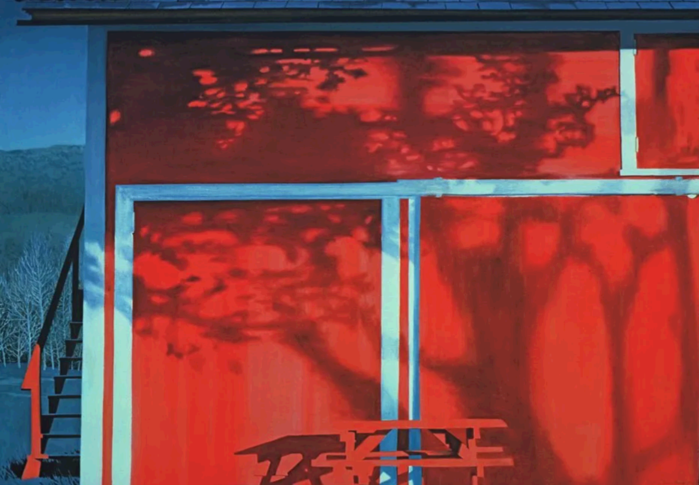 앨리스 달튼 브라운, tree shadow with stairs