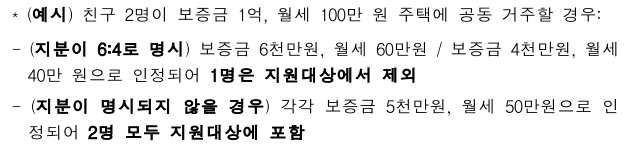 청년월세지원대상-예시