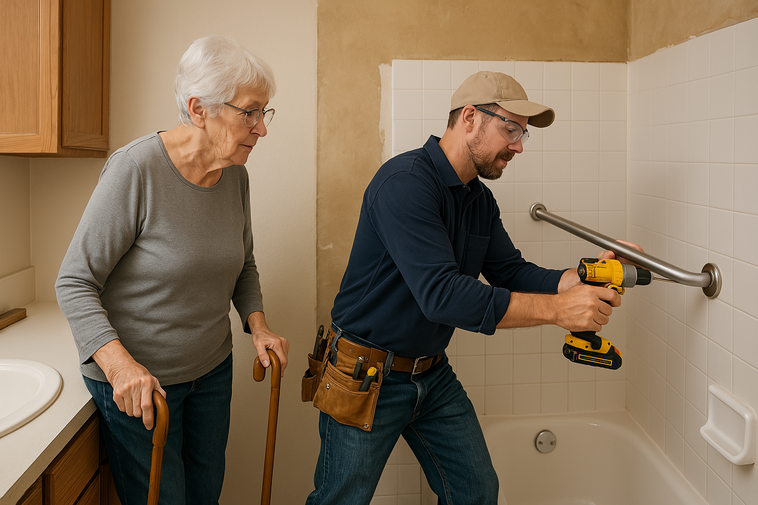 노인 주택 개조 사진