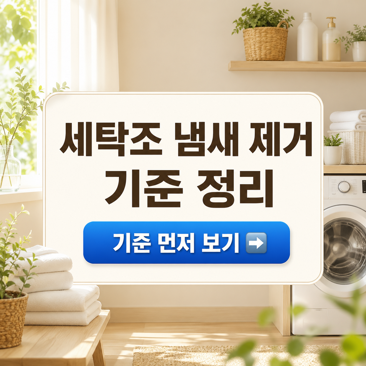세탁조 냄새 제거 체크리스트: 드럼 통돌이 차이와 세탁조 클리너 선택 기준