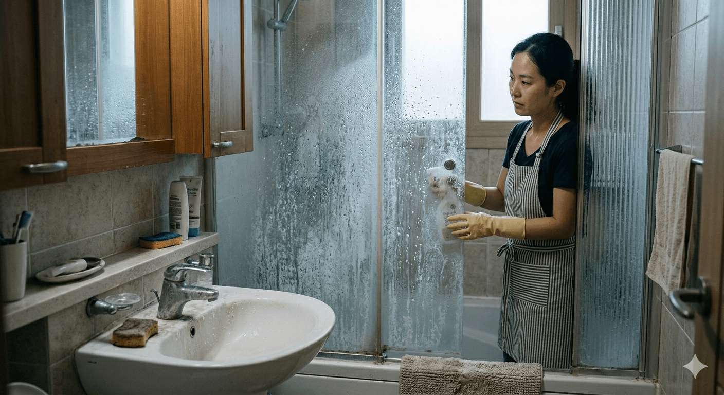 욕실 물때 제거