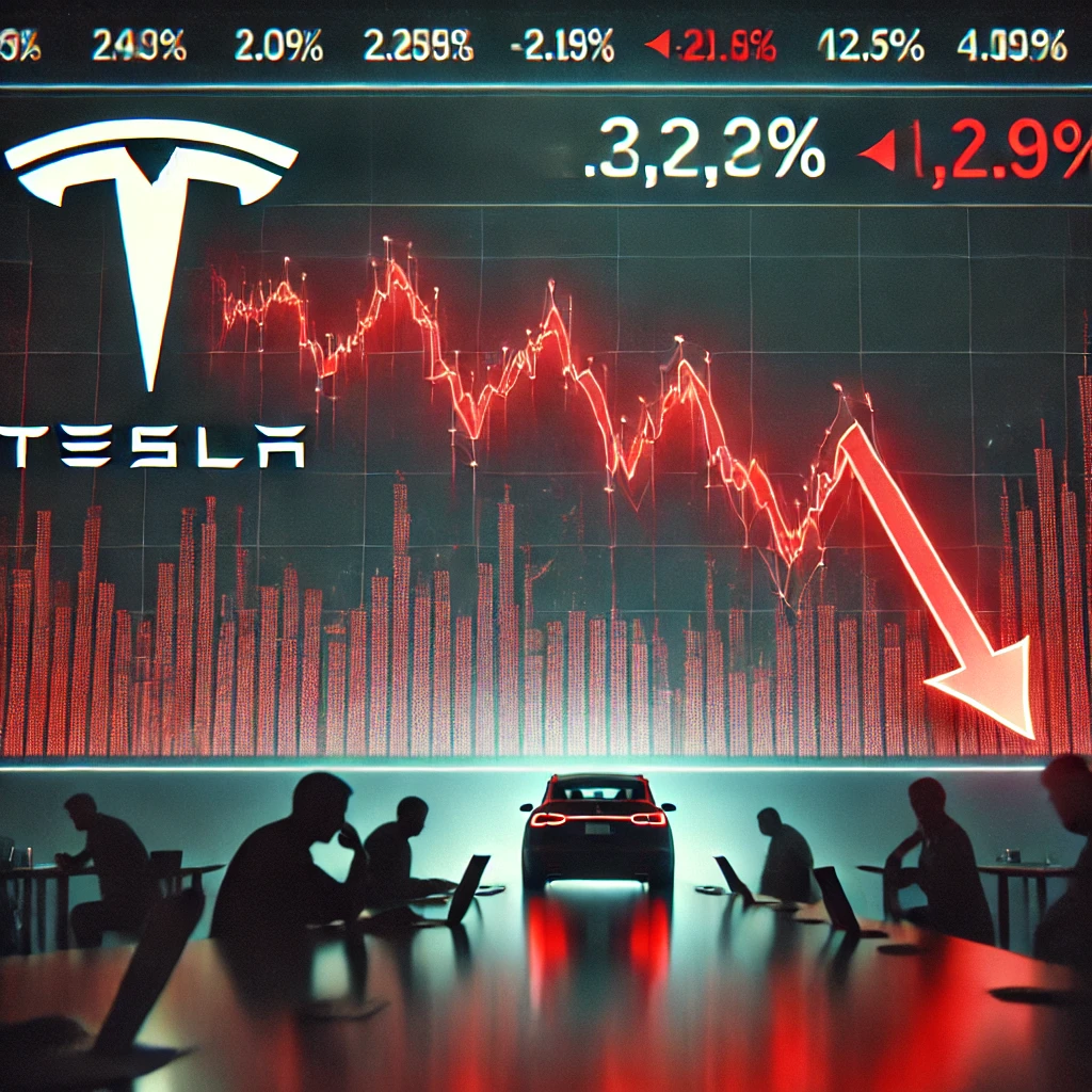 테슬라 주가 하락