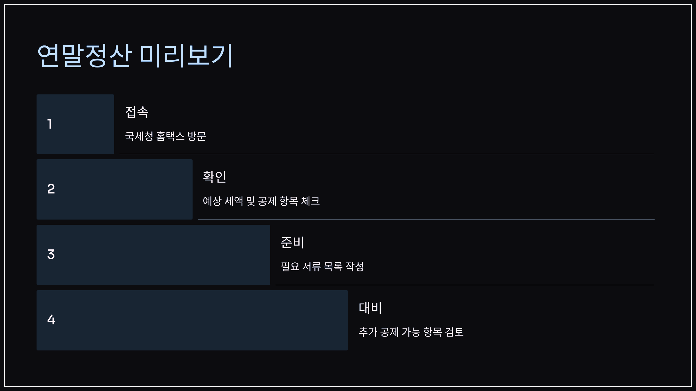 연말정산 미리보기