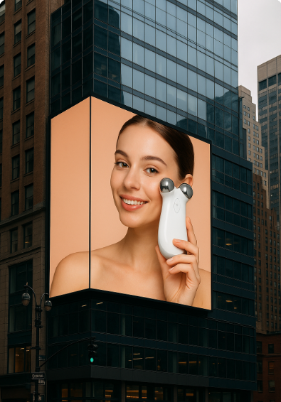 해외에 광고되고 있는 뷰티 디바이스