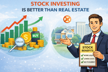주식 투자가 부동산보다 나은 이유