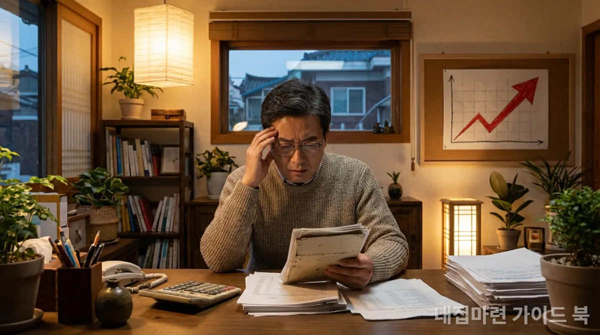 양도세 중과 부활로 인한 세금 부담 증가를 나타내는 이미지