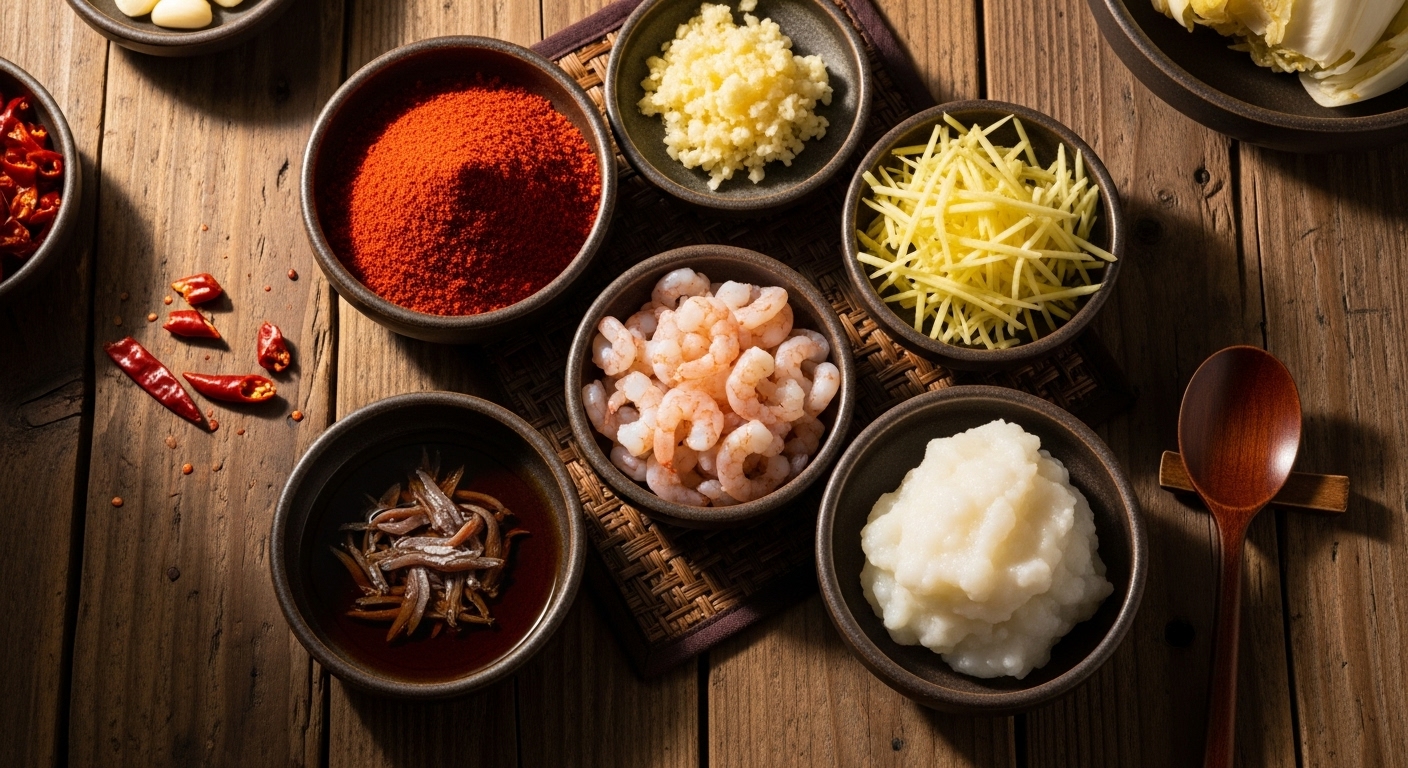 절임배추 40kg 양념 비율