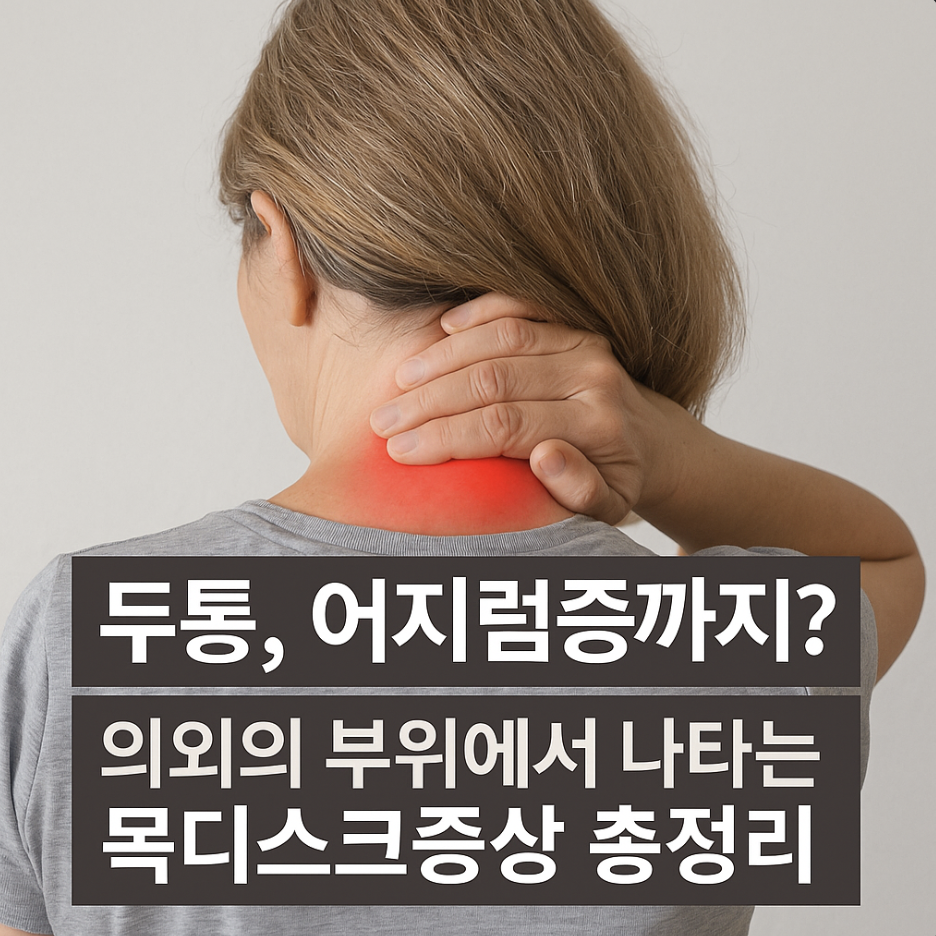 두통, 어지럼증까지? 의외의 부위에서 나타나는 목디스크증상 총정리