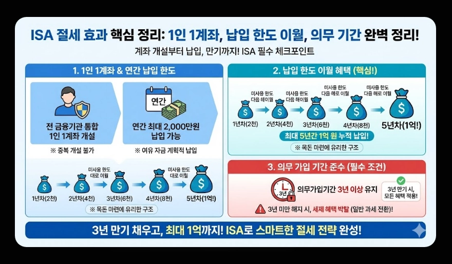 ISA 절세 효과 [2026년 신규] 비과세&middot;손익통산 혜택 및 실전 계산 사례 총정리