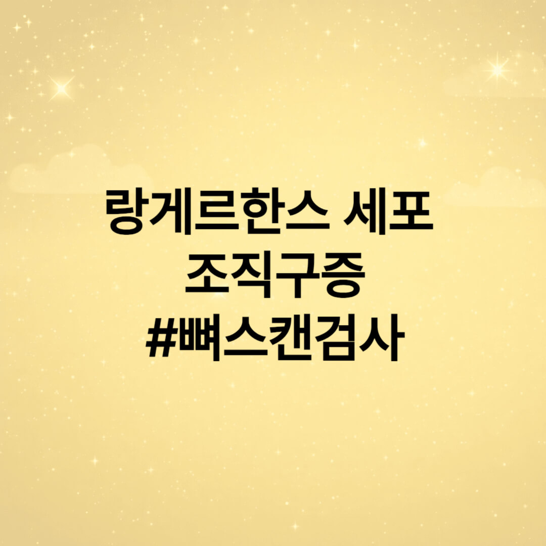 랑게르한스세포조직구증 뼈스캔검사