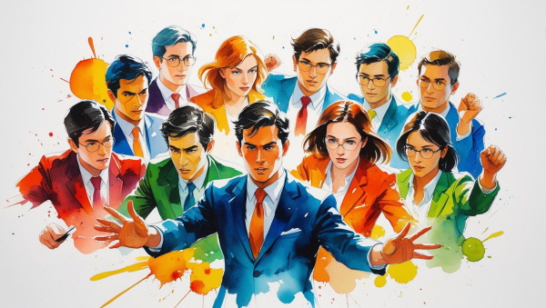 ESTP는 결정을 빠르게 내리고, 주저함 없이 행동합니다에 관한 그림