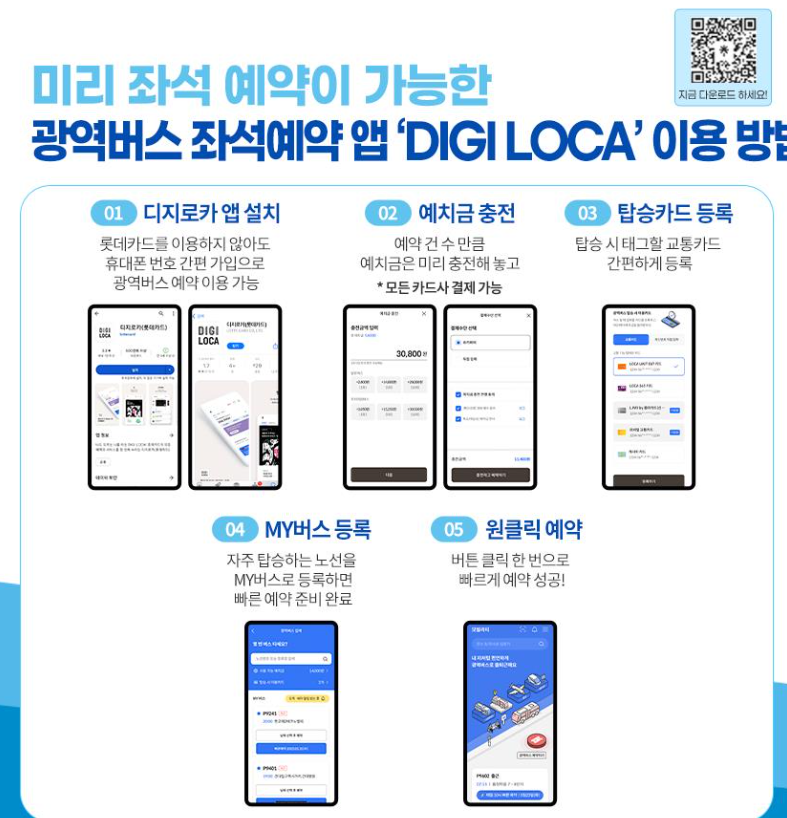광역버스 좌석예약 완벽가이드! 미리&middot;디지로카 사용법 (출처 : 국터교통부)
광역버스 좌석예약 완벽가이드! 미리&middot;디지로카 사용법 (출처 : 국토교통부)