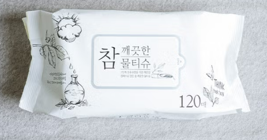 무향물타슈 참깨끗한물티슈
