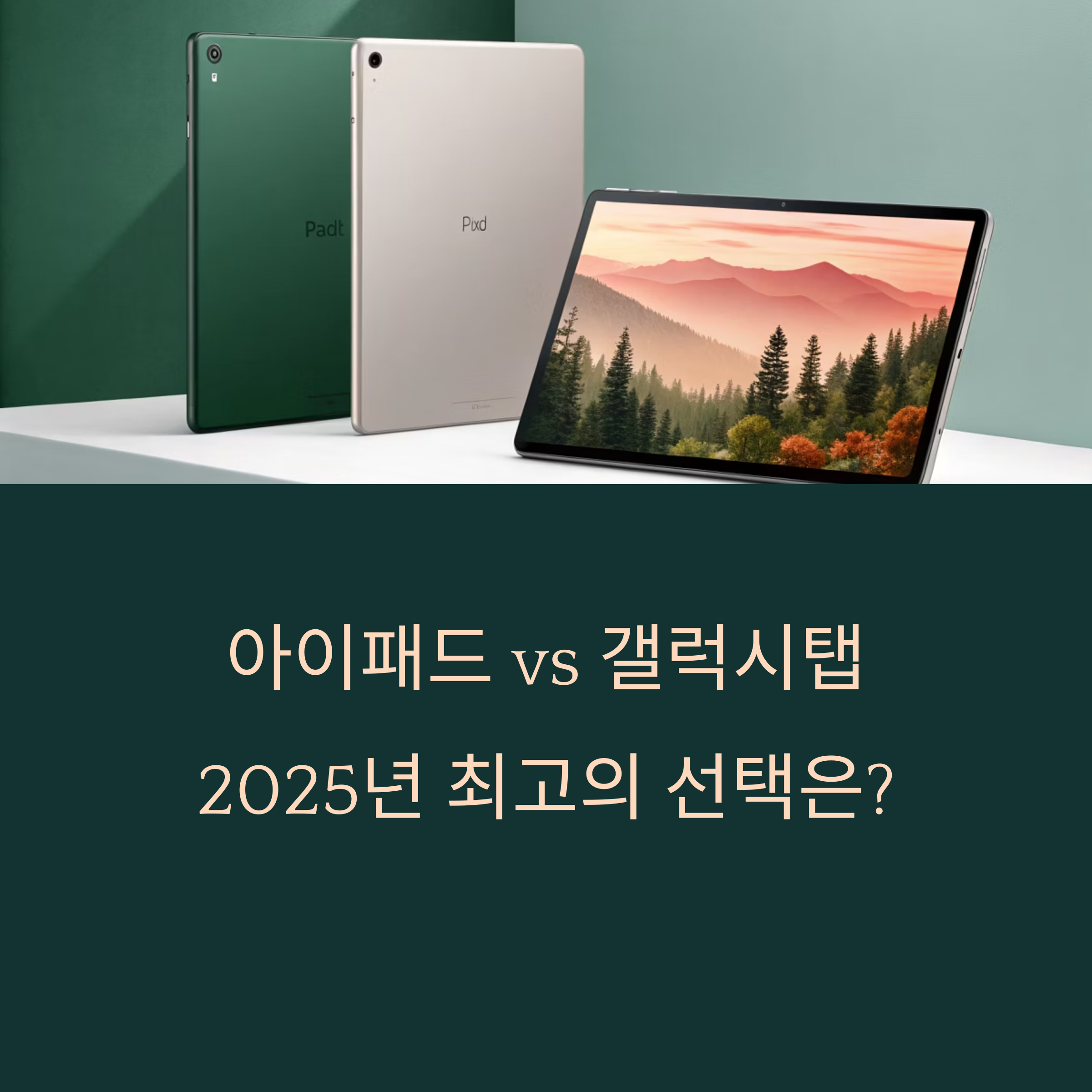 아이패드 vs 갤럭시탭