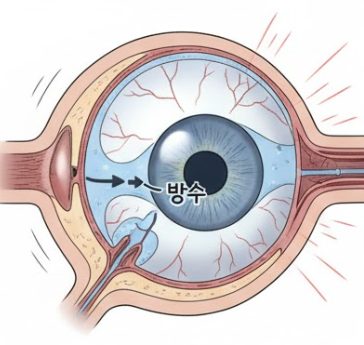 눈 내부에서 발생하는 원인