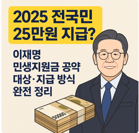 이재명 25만원 민생지원금