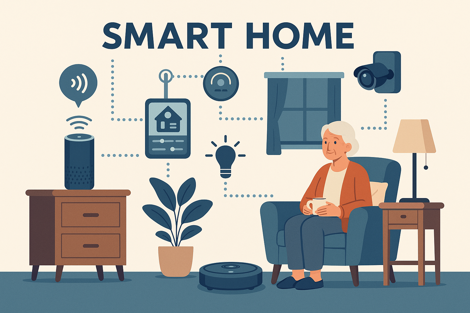 스마트 홈 시스템 콘셉트 이미지