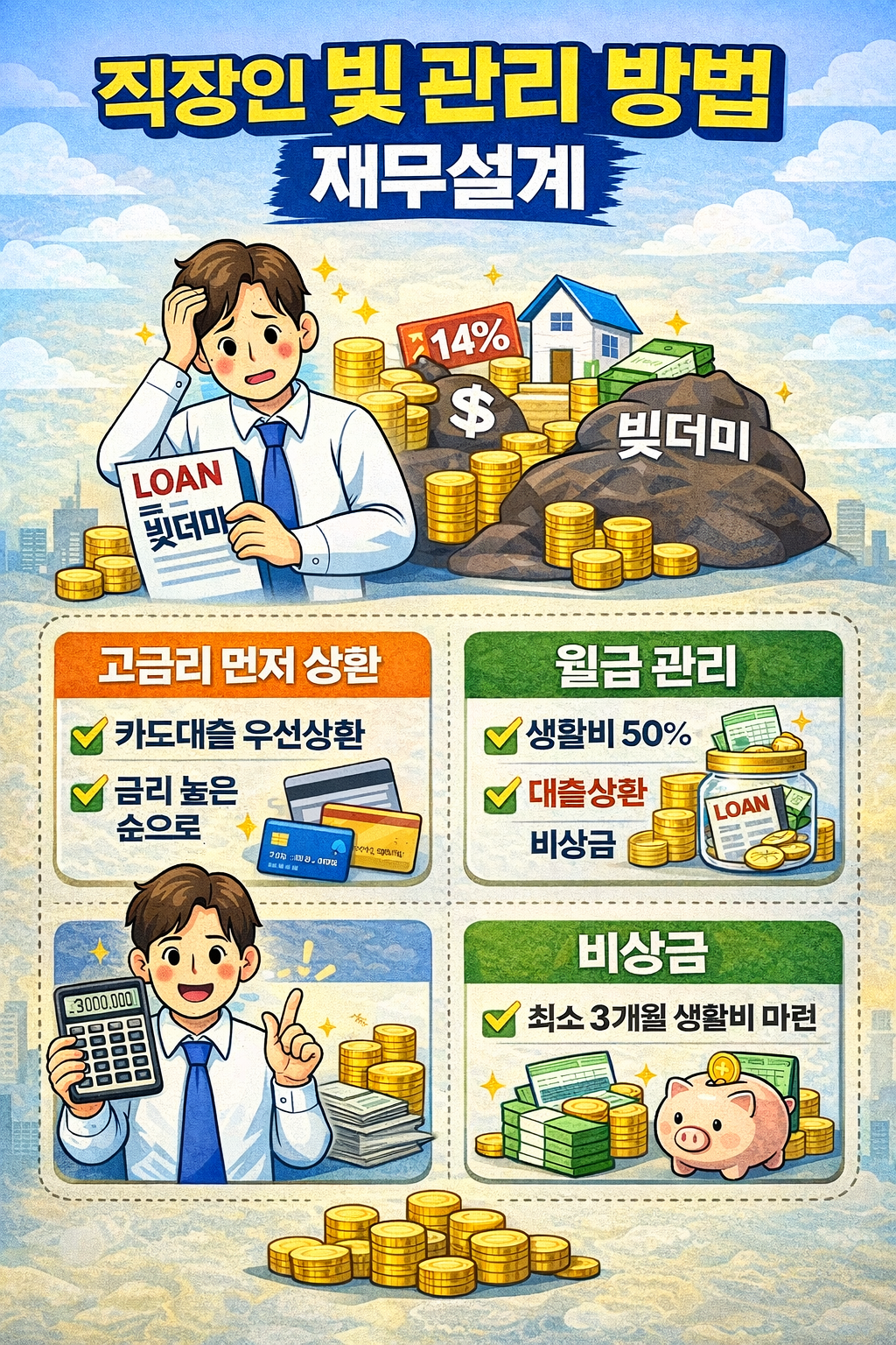 빚에서 빨리 벗어나는 재무 공식