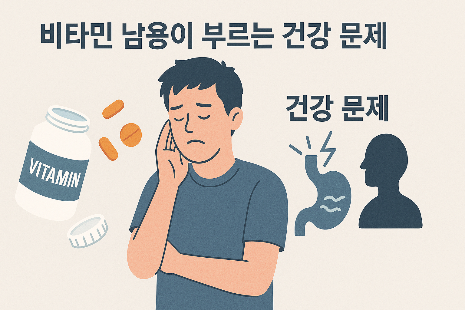비타민 남용이 부르는 건강 문제