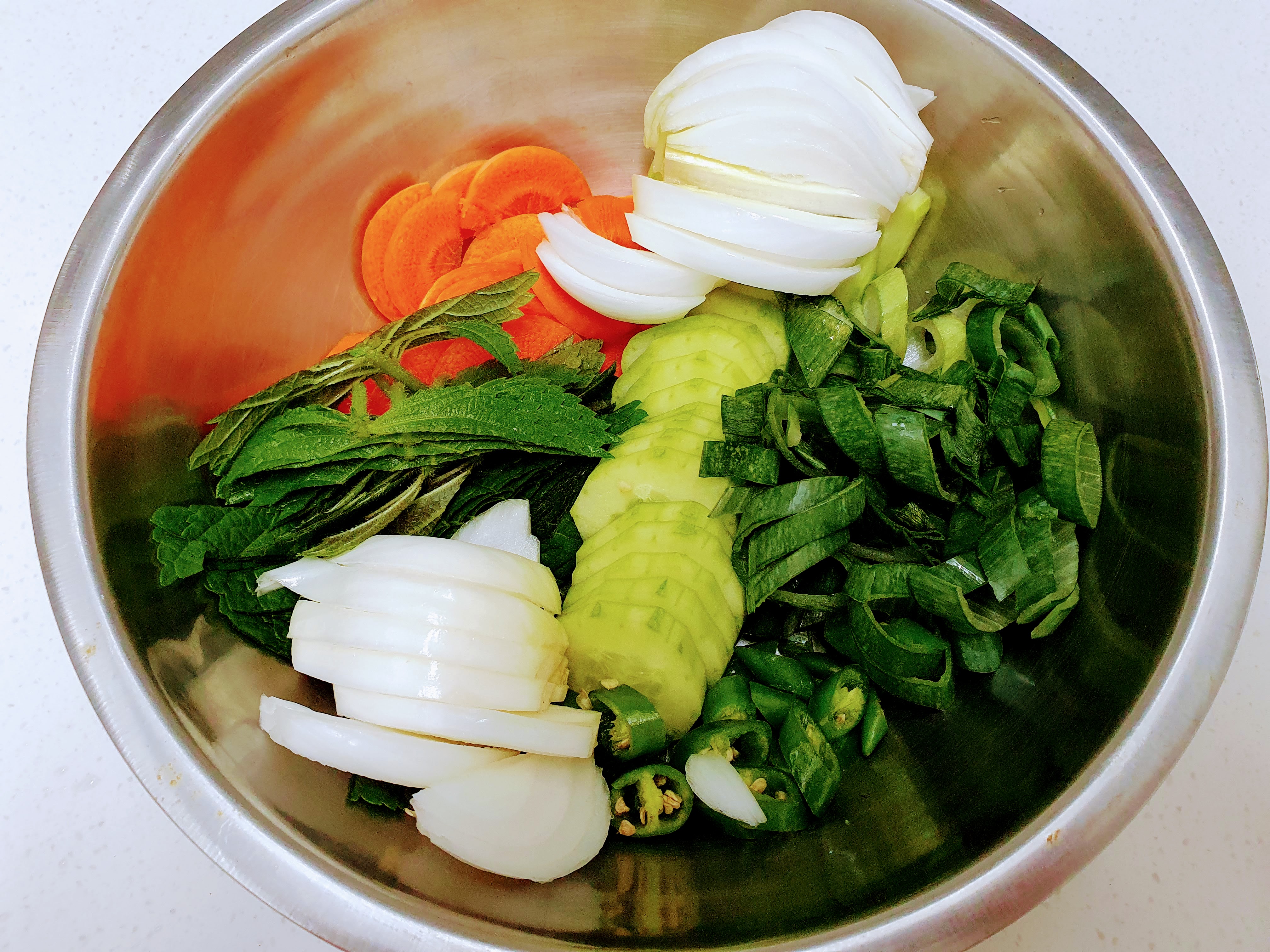 골뱅이 무침 양념장